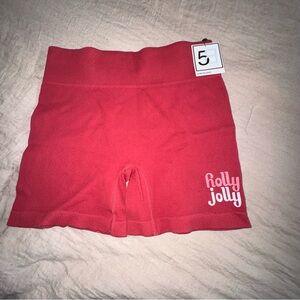 Women's Red Bike Shorts